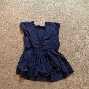 blue blouse